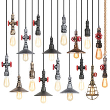 Industrial Water Pipe Ceiling Pendant Light