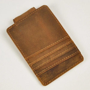 Leather Money Clip