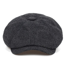 Classic Herringbone Newsboy Flat Cap