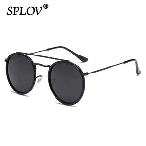 Retro Round Metal Sunglasses