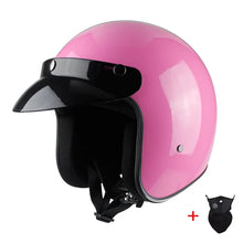 Cafe Racer Motorcycle Helmets - 3/4 Open Face ECE Compliant