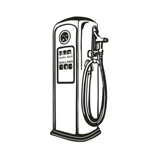 Gas Pump Wall Decal