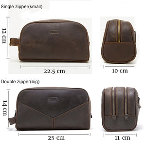 Leather Toiletry Bag