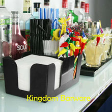 Black Commercial Plastic Bar Caddy Organizer