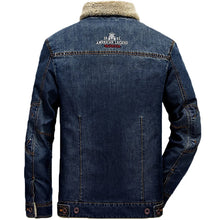 Thick Denim Jacket with Plush Lining