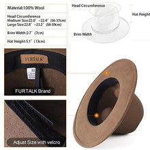 FURTALK Fedora Hat