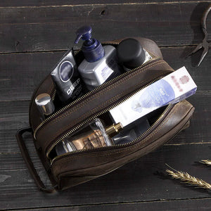 Leather Toiletry Bag