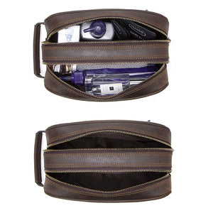 Leather Toiletry Bag