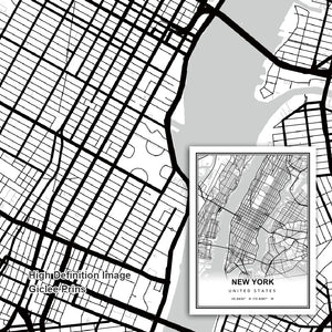 1856 New York City Map