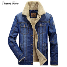 Thick Denim Jacket with Plush Lining