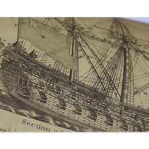 Retro Ancient Warship Wall Sticker