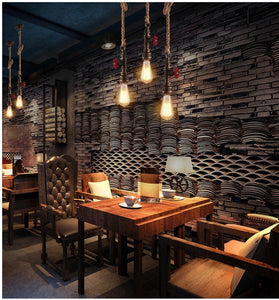 Industrial Water Pipe Ceiling Pendant Light