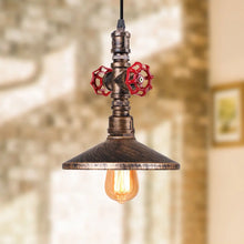 Industrial Water Pipe Ceiling Pendant Light