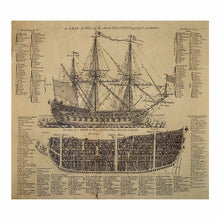 Retro Ancient Warship Wall Sticker