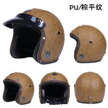 Cafe Racer Motorcycle Helmets - 3/4 Open Face ECE Compliant