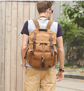 Vintage Leather Backpack