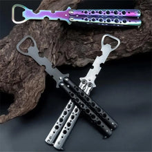 Butterfly Knife Style Bottle Opener