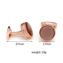 Classic Rose Gold Cufflinks