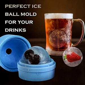 2 Pack Diamond Ball Shape Ice Cube Tray