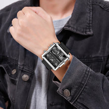 Square Dual Display Military Watch