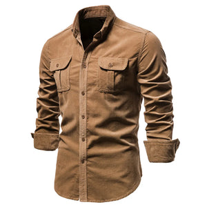 Heavy Corduroy Shirt - 100% Cotton